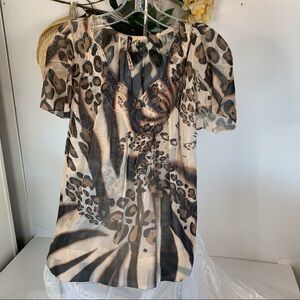 Mushka by Sienna Rose Short Sleeve Blouse! Small